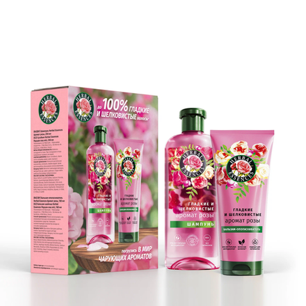 Подарочный набор Herbal Essences Шампунь и бальзам Аромат Розы 250мл + 180мл