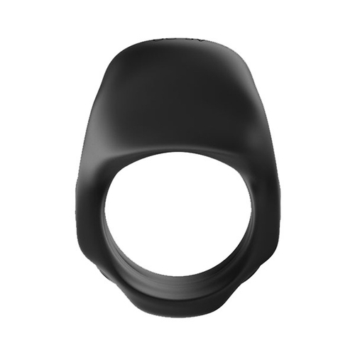 Черное эрекционное виброкольцо 3,5см I-Moon MY-922