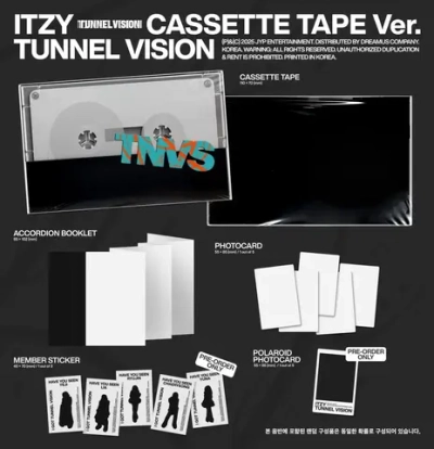 Альбом ITZY - TUNNEL VISION [Cassette Tape ver.]