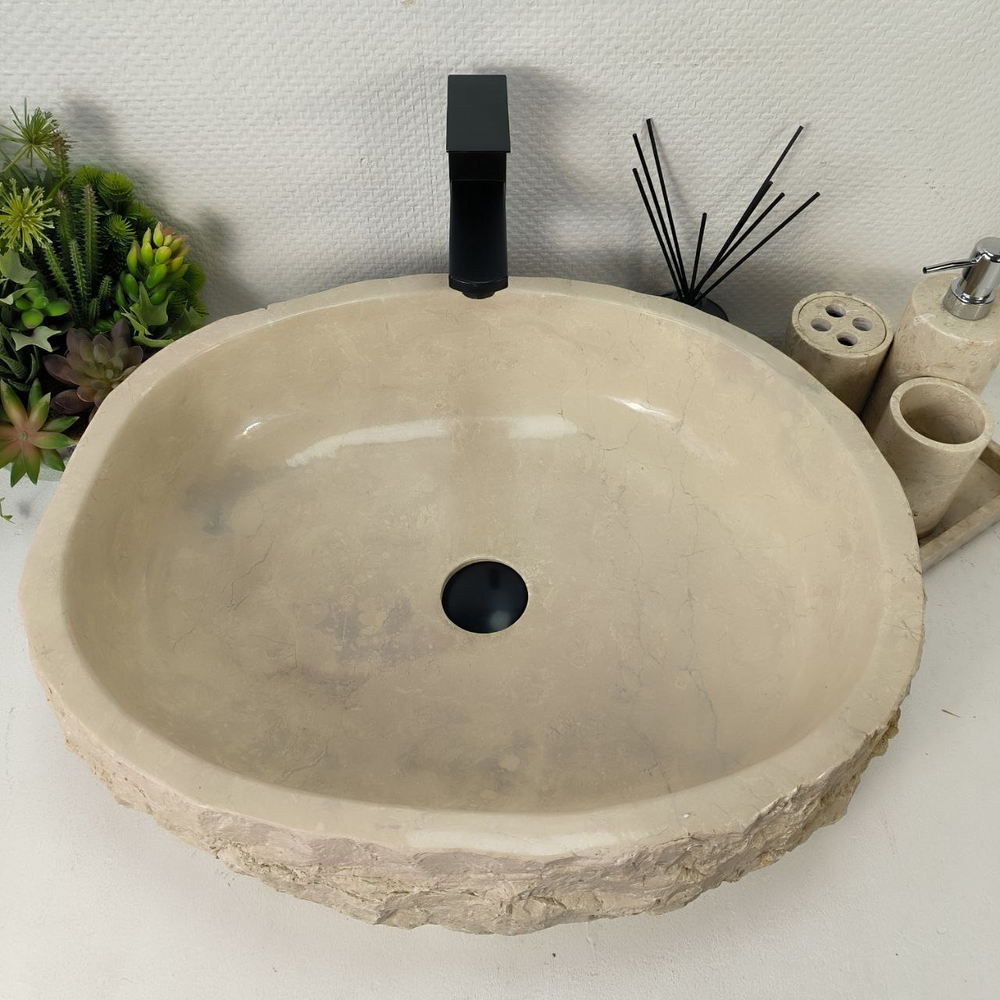 Раковина из мрамора Erozy Cream EM-64944 56*46*16 0877