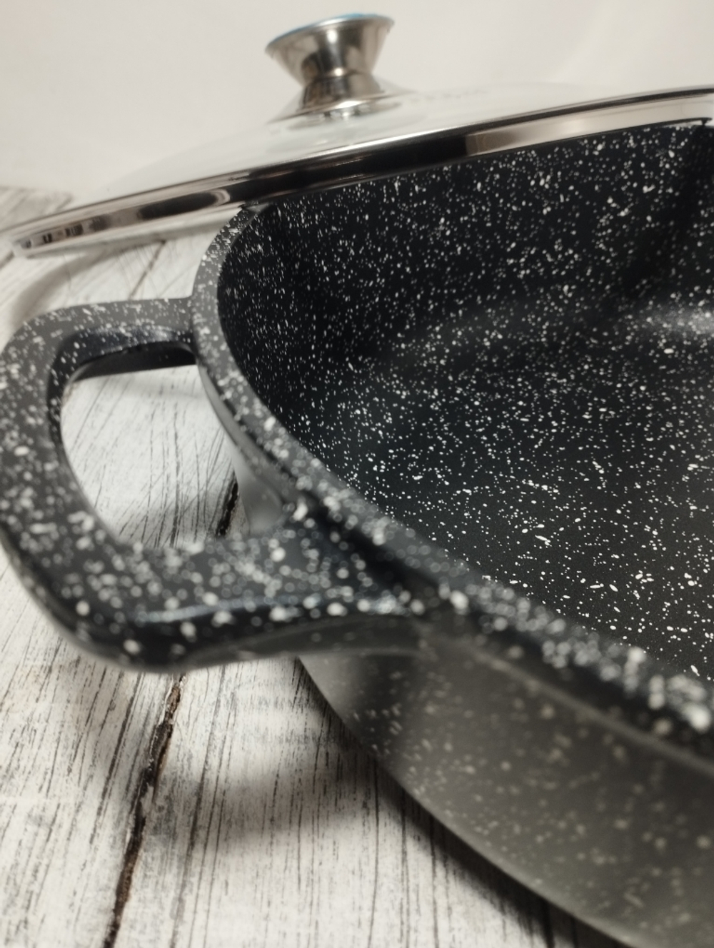 Жаровня 24см АП стекл/кр Гранит ж2411аг