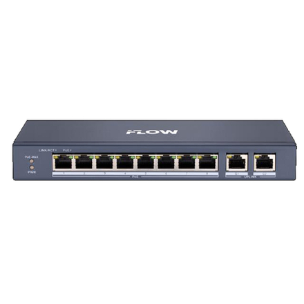 Коммутатор на 8 PoE портов iFlow F-SW-EU410POE-V/L