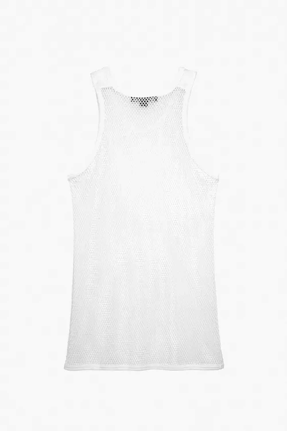 ZARA X STEFANO PILATI МАЙКА В СЕТОЧКУ, БЕЛЫЙ