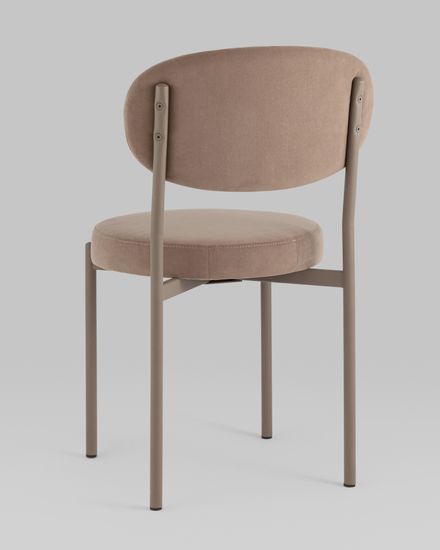 Стул Бриф SN велюр капучино каркас капучино муар, 4шт./уп.
