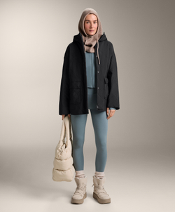 Oysho Легкая и теплая высокотехнологичная куртка, синевато-серый