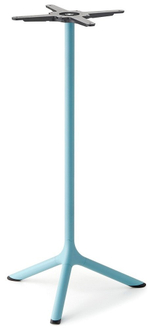 Стол ламинированный барный Scab Design Tripe, голубой, черный мрамор Сахара