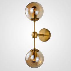 Бра Modo Sconce 2 Globes Gold By Imperiumloft