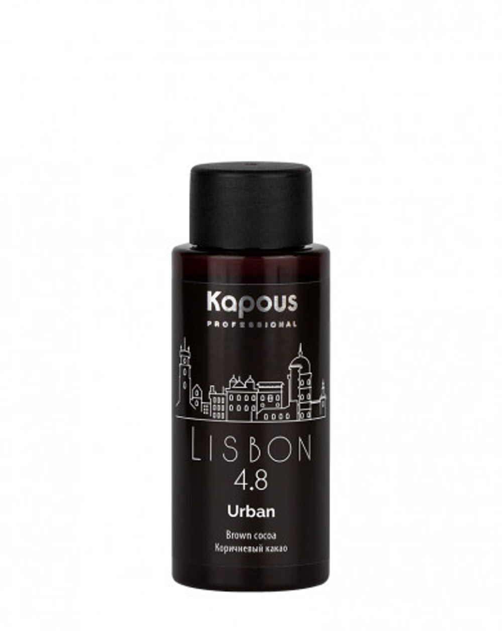 Kapous Professional  Краситель для волос, полуперманентный, жидкий Urban, 4.8, 60мл