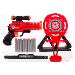 Пистолет с мягк.пулями и мишенью, коробка 592D