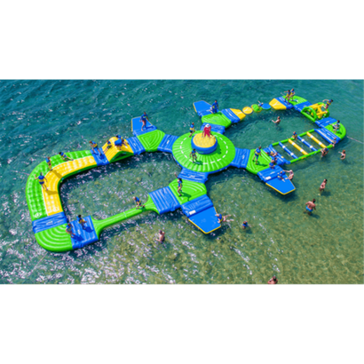 Коммерческий аквапарк на воде «Замечательная восьмерка» 26×13×2 м