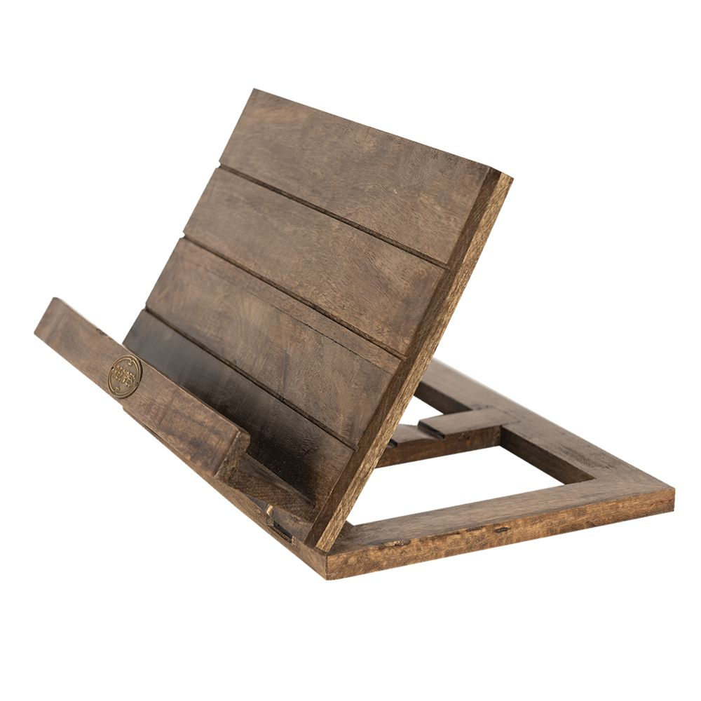 Подставка для книг "Рецепты" 34x10x24см Дерево манго