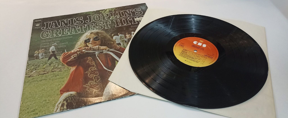 Винтажная виниловая пластинка Janis Joplin Janis Joplins Greatest Hits (Germany 1975)