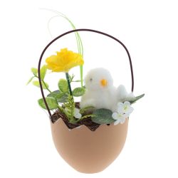 GAEM Изделие декоративное "Корзина пасхальная", L9 W9 H16 см, 3в.