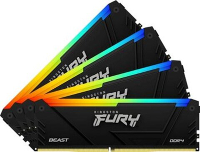 Оперативная память KINGSTON FURY Beast DDR4 64GB 3600MHz CL18 KF436C18BB2AK4/64