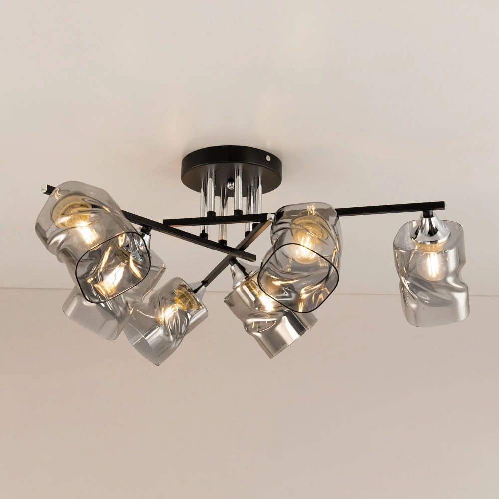 Citilux Клаус CL134165 Люстра потолочная Чёрная