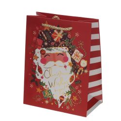 GAEM Пакет подарочный S (бумага 210г/м2, блок 12шт), L18 W10 H23 см, 4в.