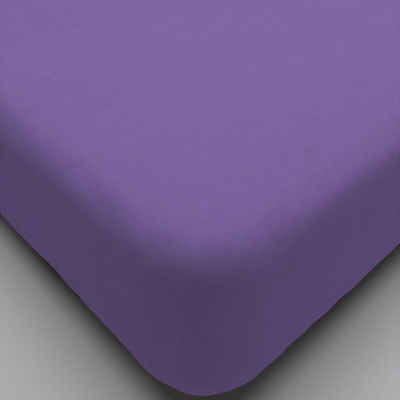 Простыня трик. на резинке 160*200*20 Фиолетовый ТГ