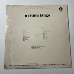 Винтажная виниловая пластинка LP Zabavni Orkestar Radio Televizije Beograd U Ritmu Tanga В Ритме Танго (Югославия 1973)