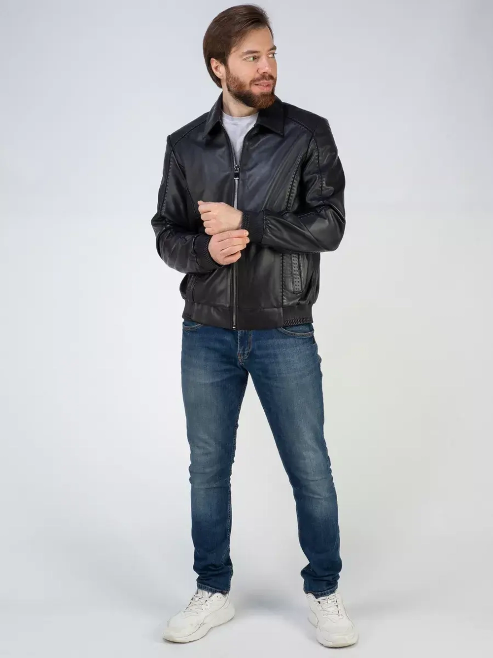 Кожаная куртка демисезонная Турция