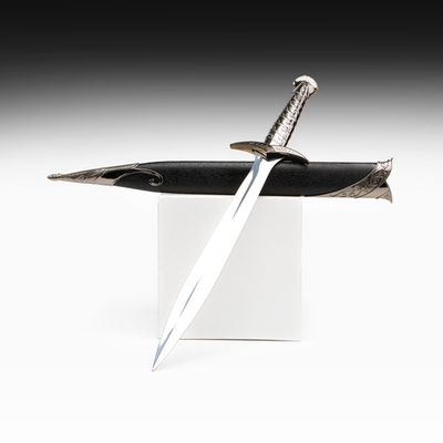 Сувенирный меч "Жало", ножны с металлической окантовкой, чёрные, 60 см.