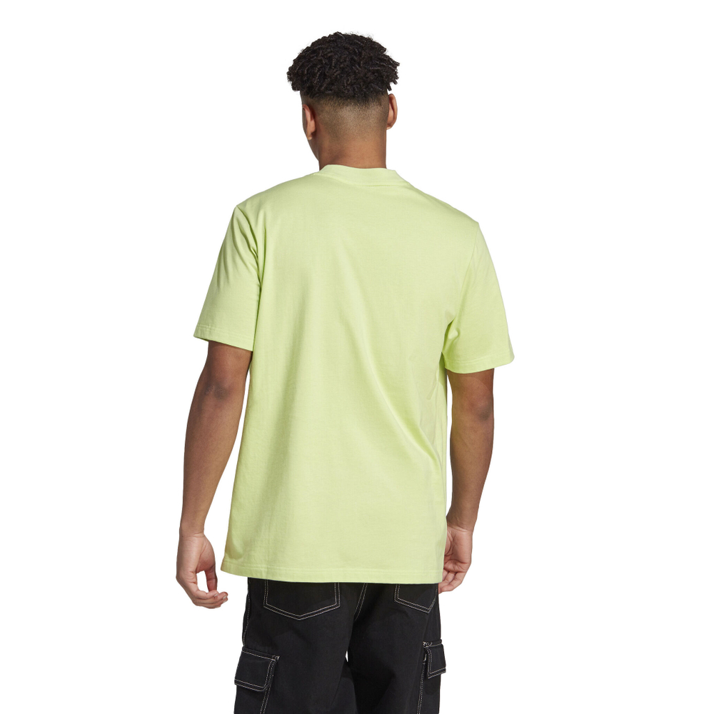 Мужское теннисное поло adidas Future Icon Badge Of Sport T-Shirt Men - Lime, Black