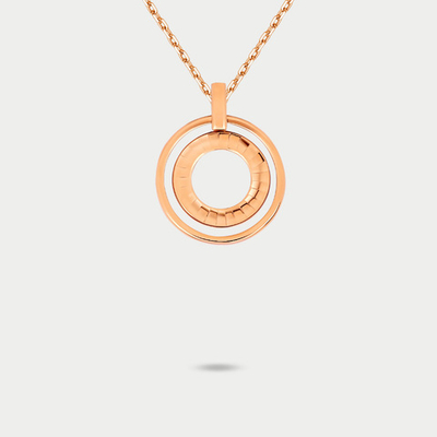 Подвеска женская из розового золота 585 пробы без вставок (арт. 033985)