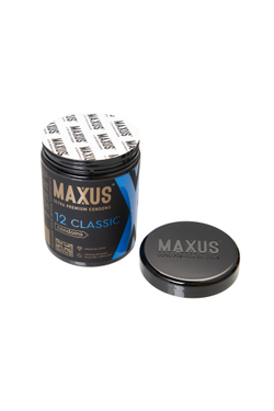 Презервативы MAXUS X-Edition Классические с железным кейсом, 12 шт
