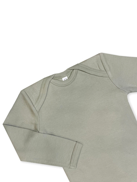 Боди длинный рукав Шалфей