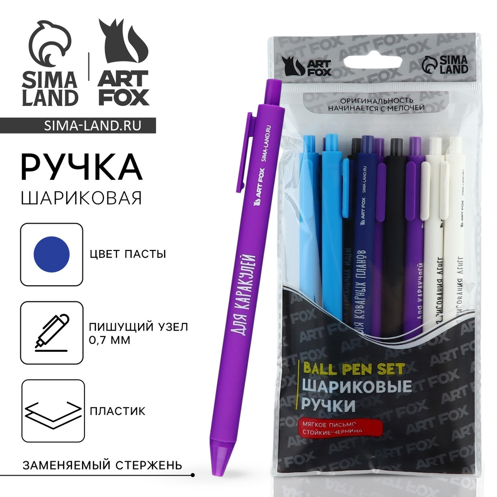 Ручка-прикол,шариковая,синяя паста,автоматическая,0,7мм МИКС"Приколы",пластик 4235