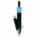 Готовальня BRAUBERG ULTRACOLOR 3 предмета: циркуль 132 мм, механический карандаш, грифель, ластик, пенал, 210804