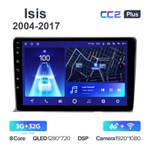 Teyes CC2 Plus 9"для Toyota Isis 2004-2017