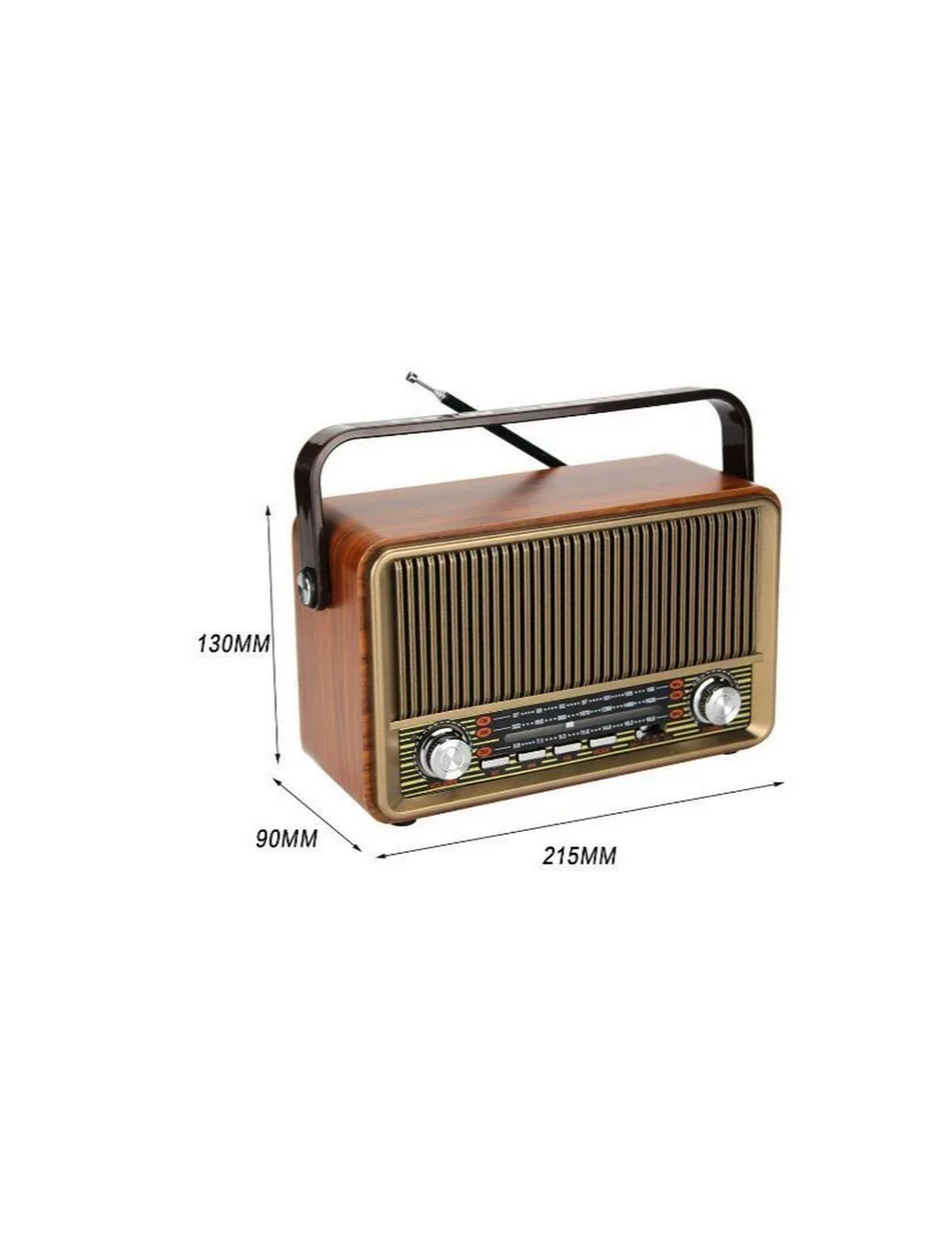 Радиоприемник в ретро стиле с MP3 плеером +BT MD-510BT