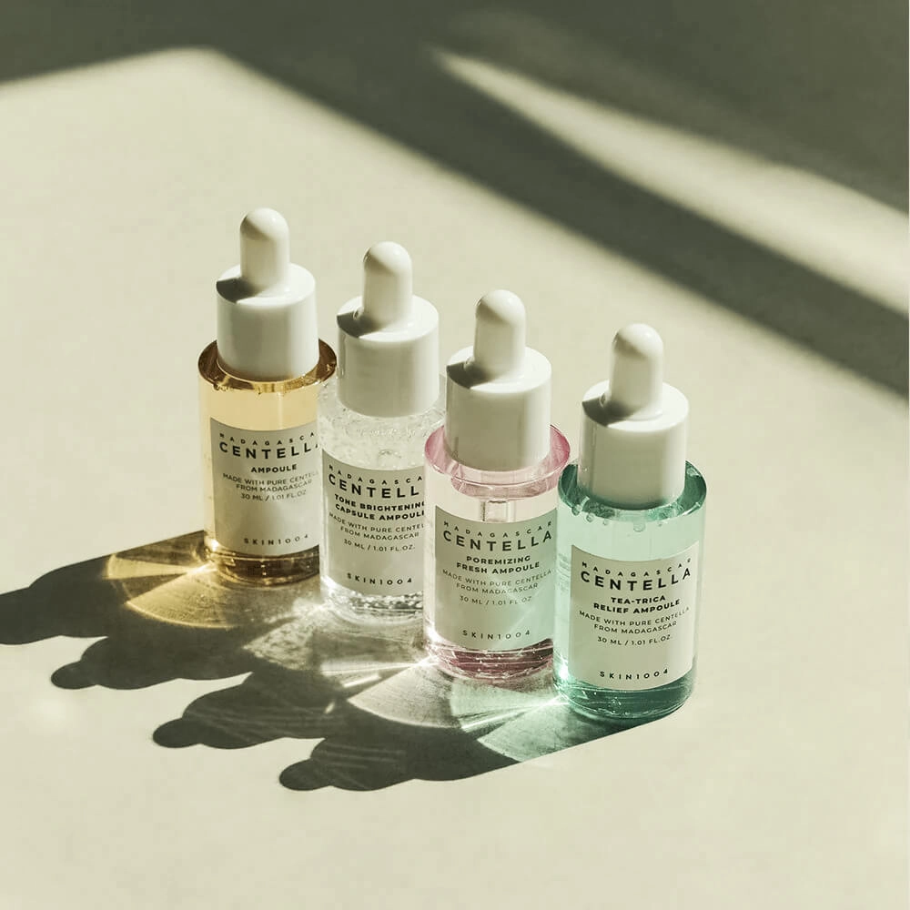 SKIN1004 Madagascar Centella Ampoule Kit, 30ml*4ea - Набор мини сывороток для лица, 30мл*4шт