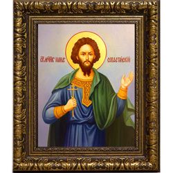 Илиан Севастийский Святой мученик. Икона на холсте.