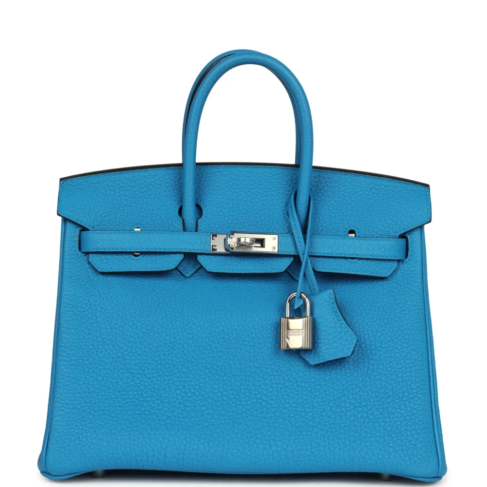 Оригинальная сумка из коллекции A с палладиевой фурнитурой Hermès Birkin