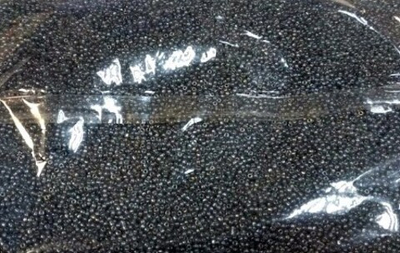 Бисер некалиброванный, 450 гр, размер 12/0, пр-во Китай