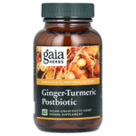 Gaia Herbs, Постбиотик с имбирем и куркумой, 60 веганских жидких фитокапсул (0,6 г в каждой капсуле)