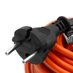 Удлинитель-шнур силовой 10 м, 6А, тип УХз6, ПВС, 1 розетка без заземления Сибртех