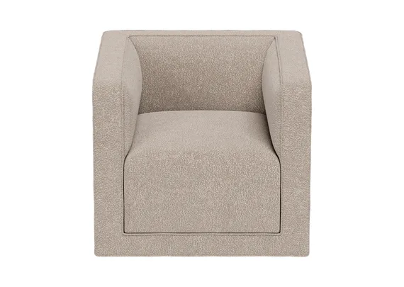 Кресло Cube (бежевый, букле)