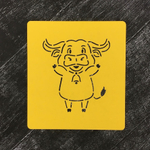 Бык №12 с колокольчиком на шее