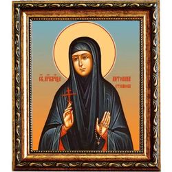 Антонина Степанова Преподобномученица, монахиня. Икона на холсте.