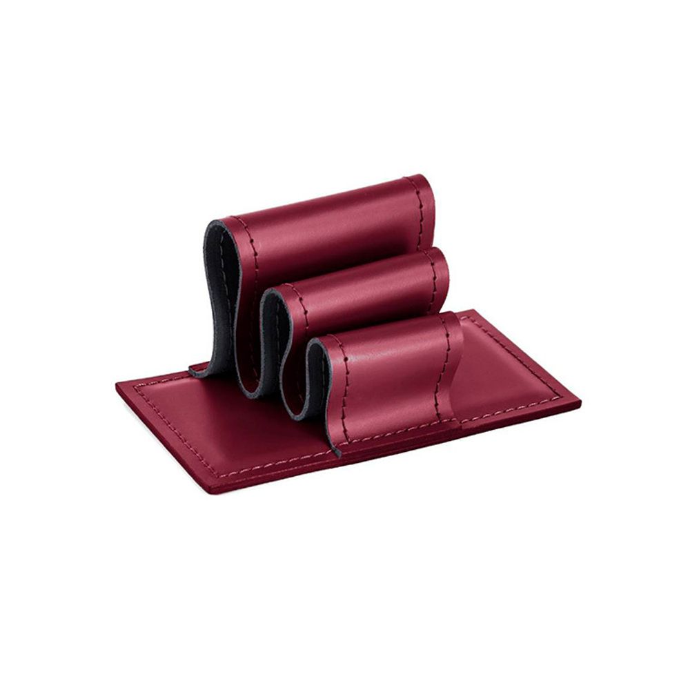 Визитница из двухслойной кожи Cuoietto с металлической вставкой 155*85*80 (CHBCMet155-85-80) 1