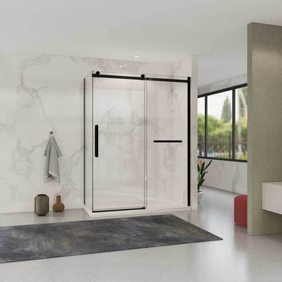 Душевой уголок Como Soft VSR-1CS9015CLB, 1500*900, черный, стекло прозрачное, , шт