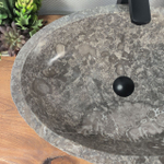 Раковина из мрамора Erozy Grey EM-64668 61*42*15 0189