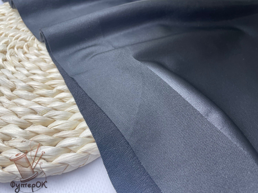 Футер 2-н петля с напылением кожа ЧЕРНЫЙ