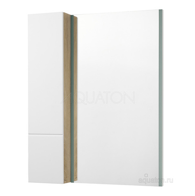 Шкаф навесной AQUATON модуль Мишель 23 дуб эндгрейн, белый 1A244303MIX40