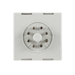 Температурный контроллер INNOCONT с аналоговым управлением, 48х48х82 мм,вход Pt100, 0...200C, выход реле, ON/OFF, 230VAC, электросоединение под розетку 8pin