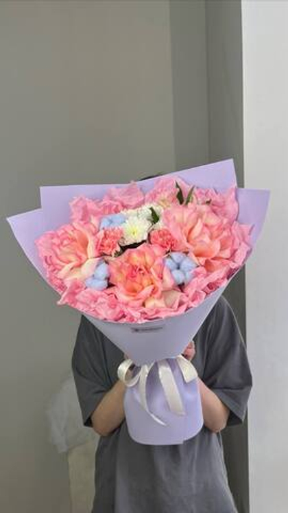 Букет в лиловых тонах