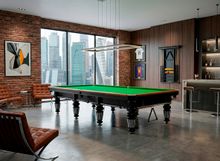 Бильярдный стол для русской пирамиды RASSON "Englon" (12 футов, черный)