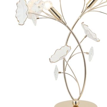 Настольная лампа 2*E14 MARGO LG1 золото Crystal Lux